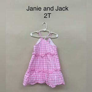 Janie &Jack gingham dress